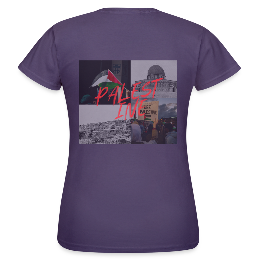 T-shirt Femme - violet foncé