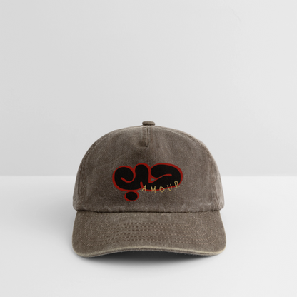 Casquette  - Amour - marron vintage