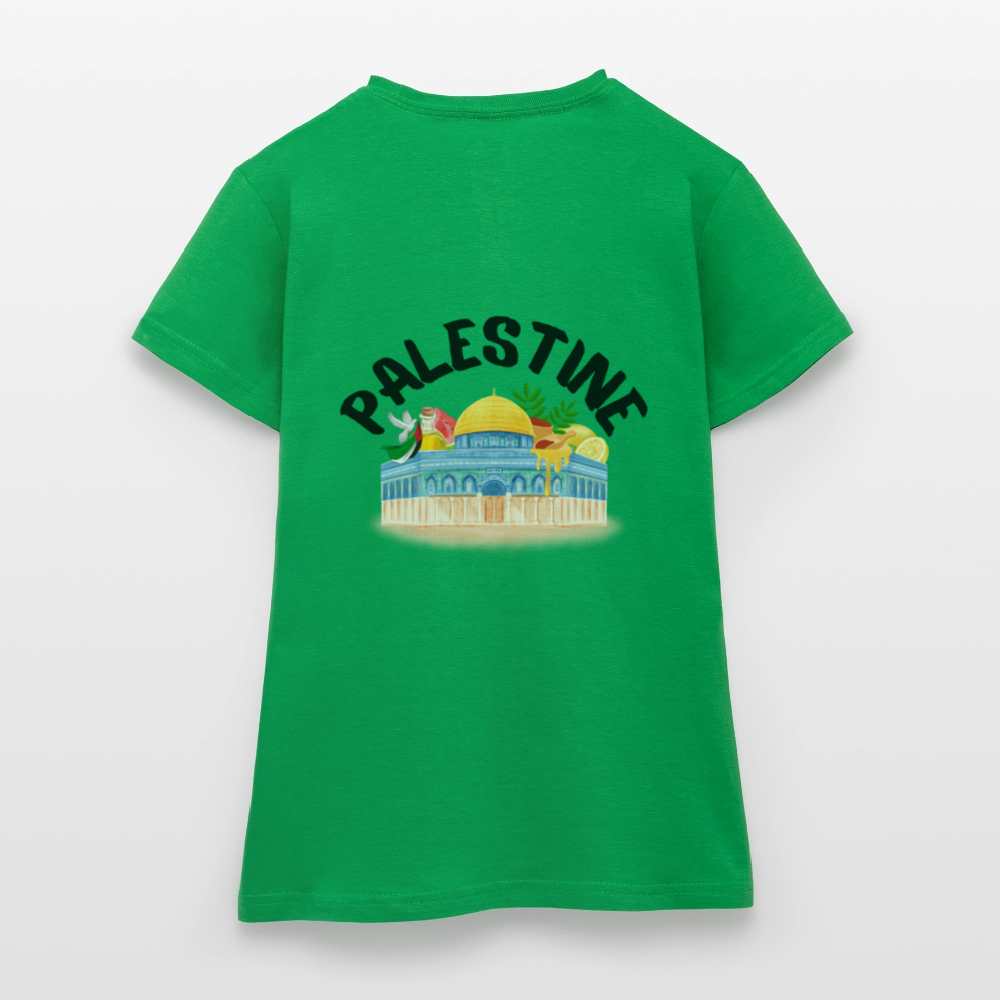 T-shirt Femme - PALESTINE - vert