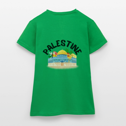 T-shirt Femme - PALESTINE - vert