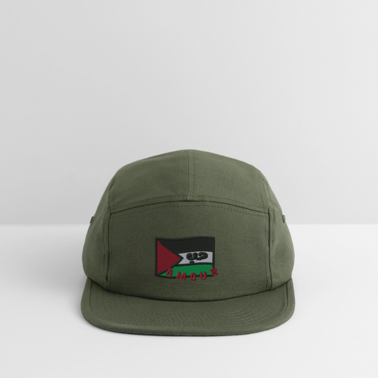 Casquette - Amour (brodée) - vert olive