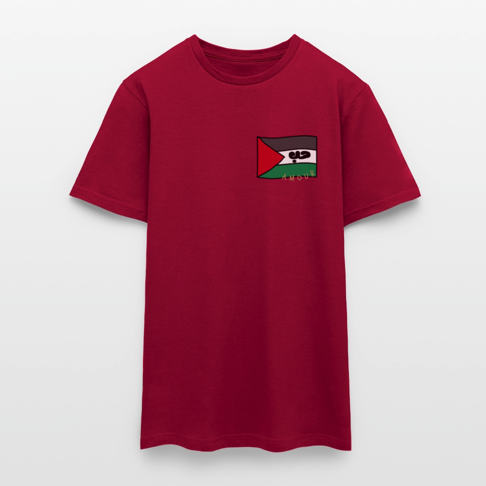 T-shirt Homme - rouge brique