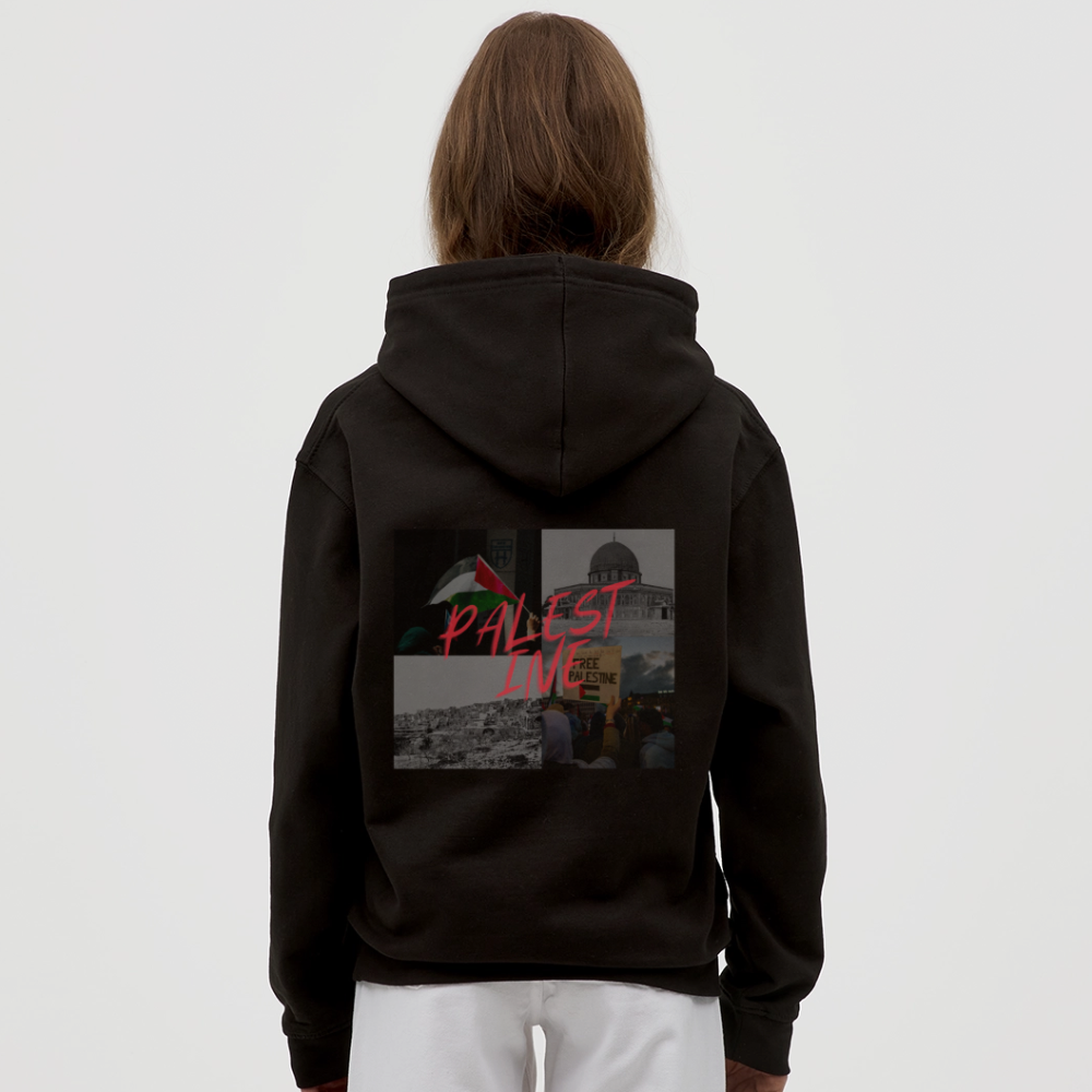 Sweat-shirt à capuche unisexe - noir