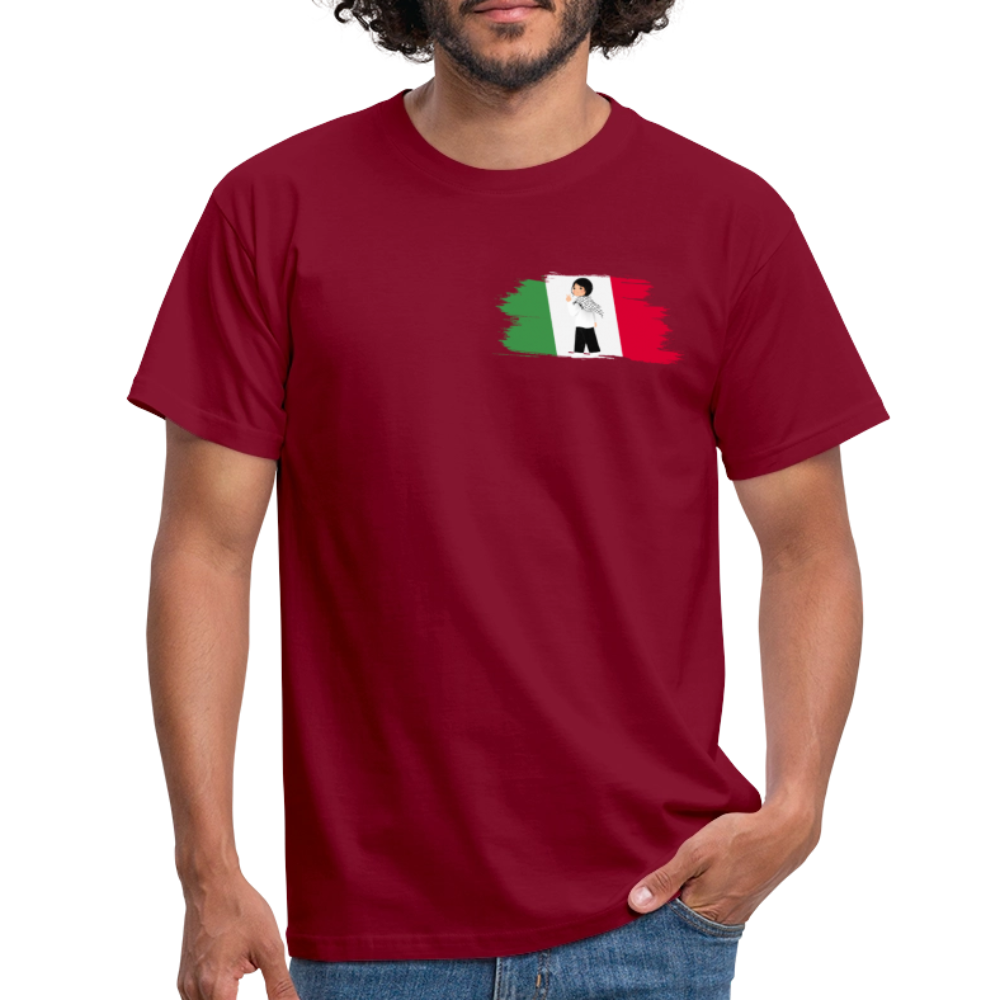 T-shirt Homme - rouge brique