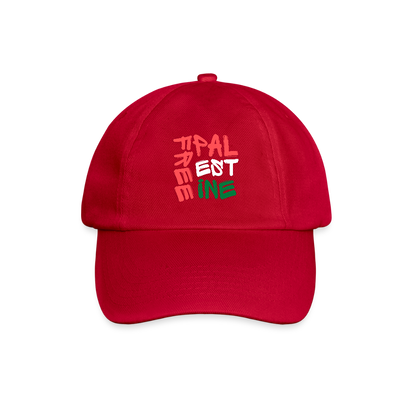 Casquette - Free palestine - rouge classique
