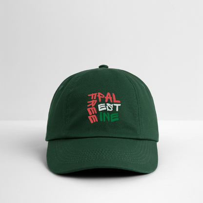 Casquette - Free palestine - vert bouteille