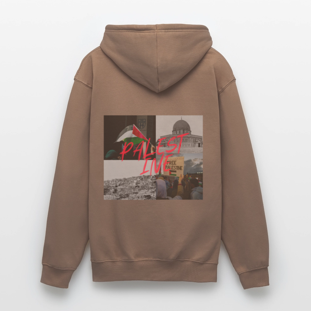 Sweat-shirt à capuche unisexe - moka