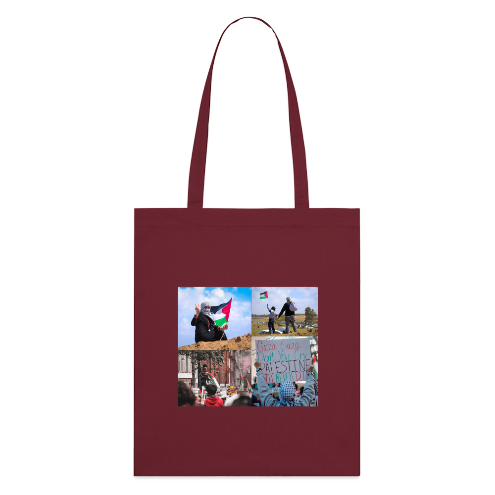 Tote bag bio - bordeaux