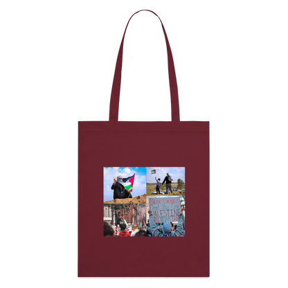 Tote bag bio - bordeaux