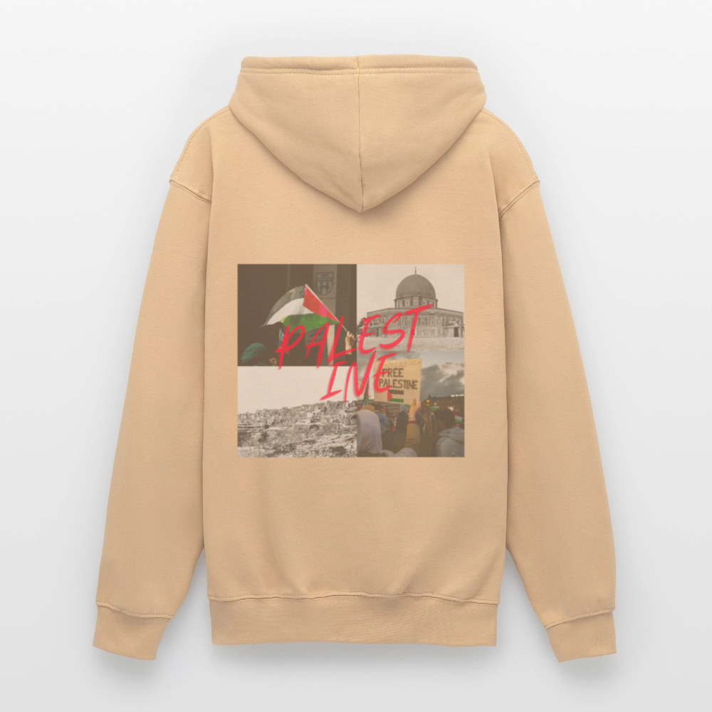 Sweat-shirt à capuche unisexe - pêche
