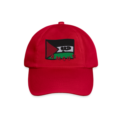 Casquette - Amour (brodée) - rouge classique