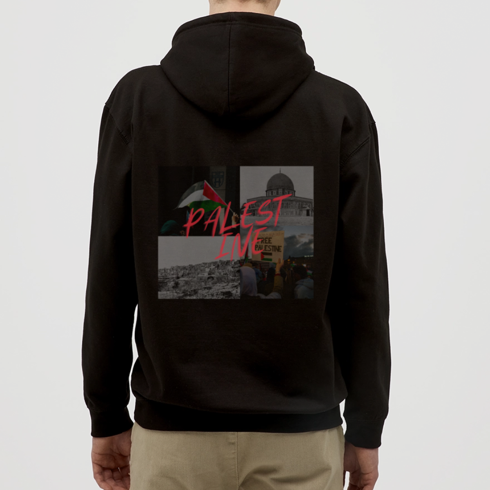 Sweat-shirt à capuche unisexe - noir