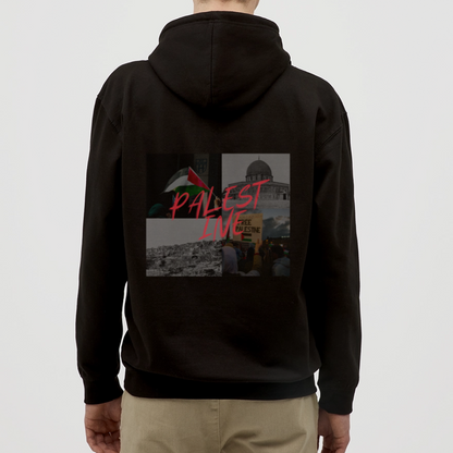 Sweat-shirt à capuche unisexe - noir