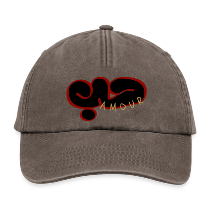 Casquette  - Amour - marron vintage
