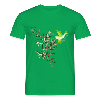 T-shirt Homme - Oiseau - vert