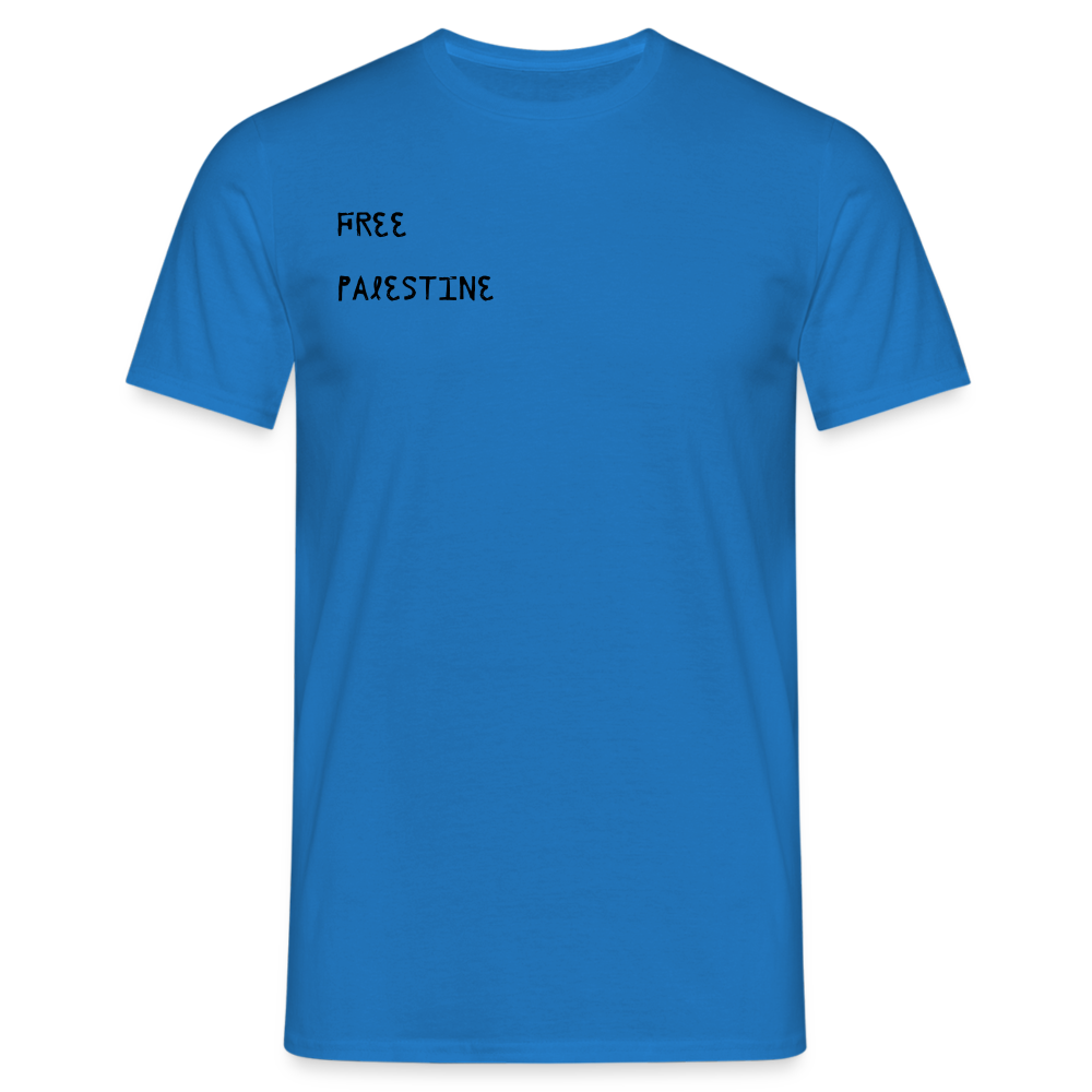 T-shirt Homme - PALESTINE - bleu royal