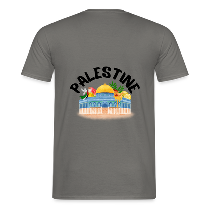 T-shirt Homme - PALESTINE - gris graphite