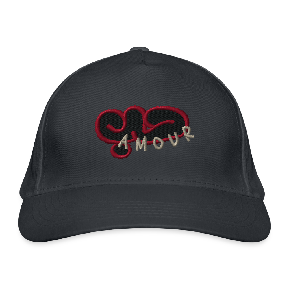 Casquette classique bio - Amour - gris graphite