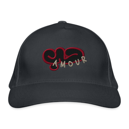 Casquette classique bio - Amour - gris graphite