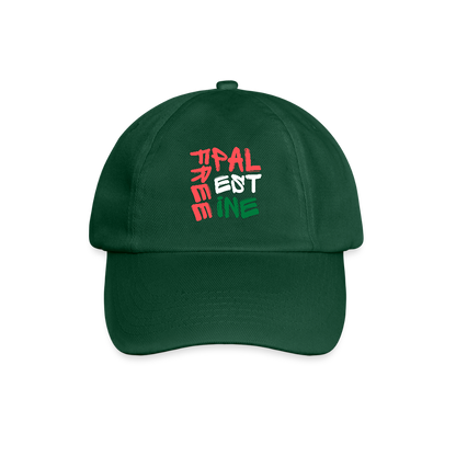 Casquette - Free palestine - vert bouteille