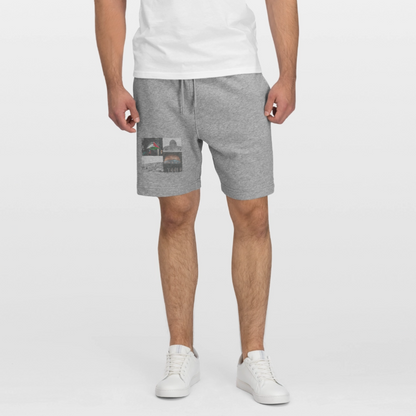 Short de jogging bio - gris chiné