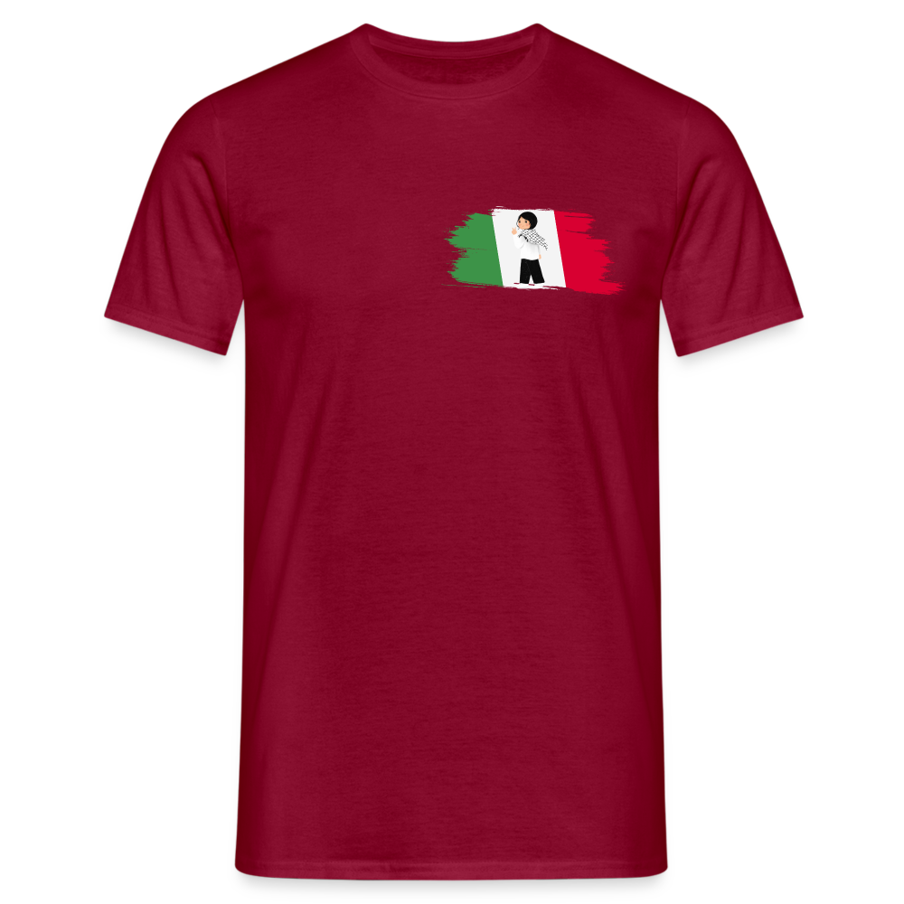 T-shirt Homme - rouge brique