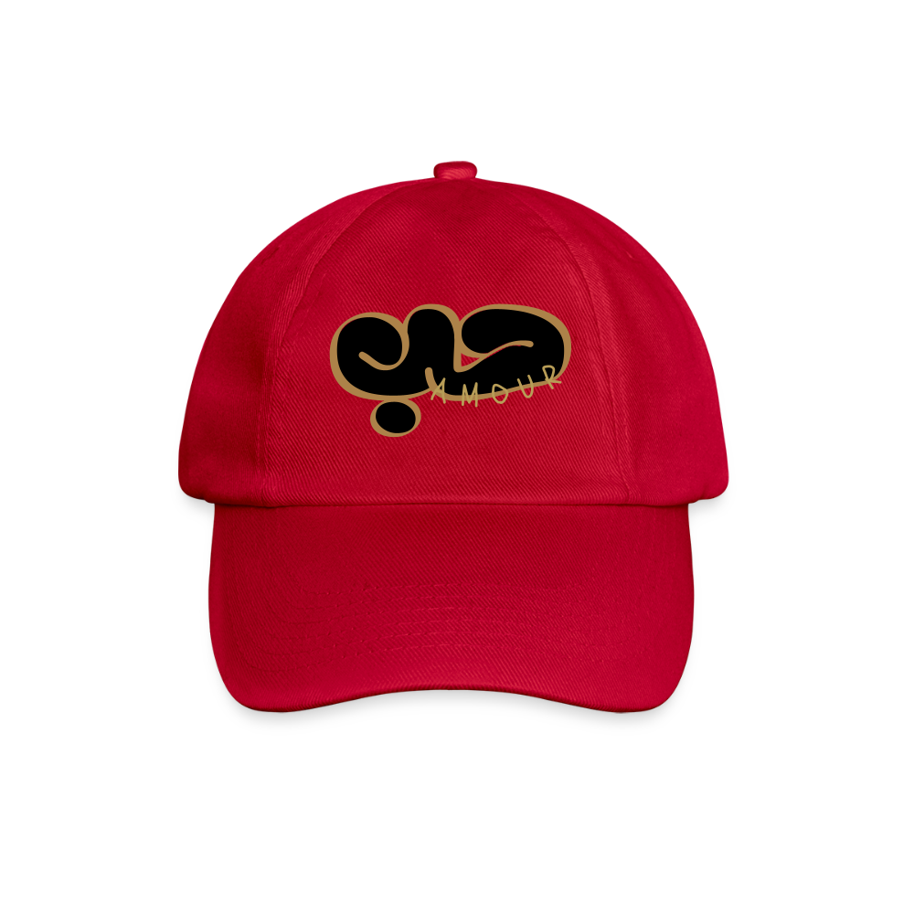 Casquette - Amour - rouge classique