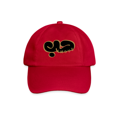 Casquette - Amour - rouge classique