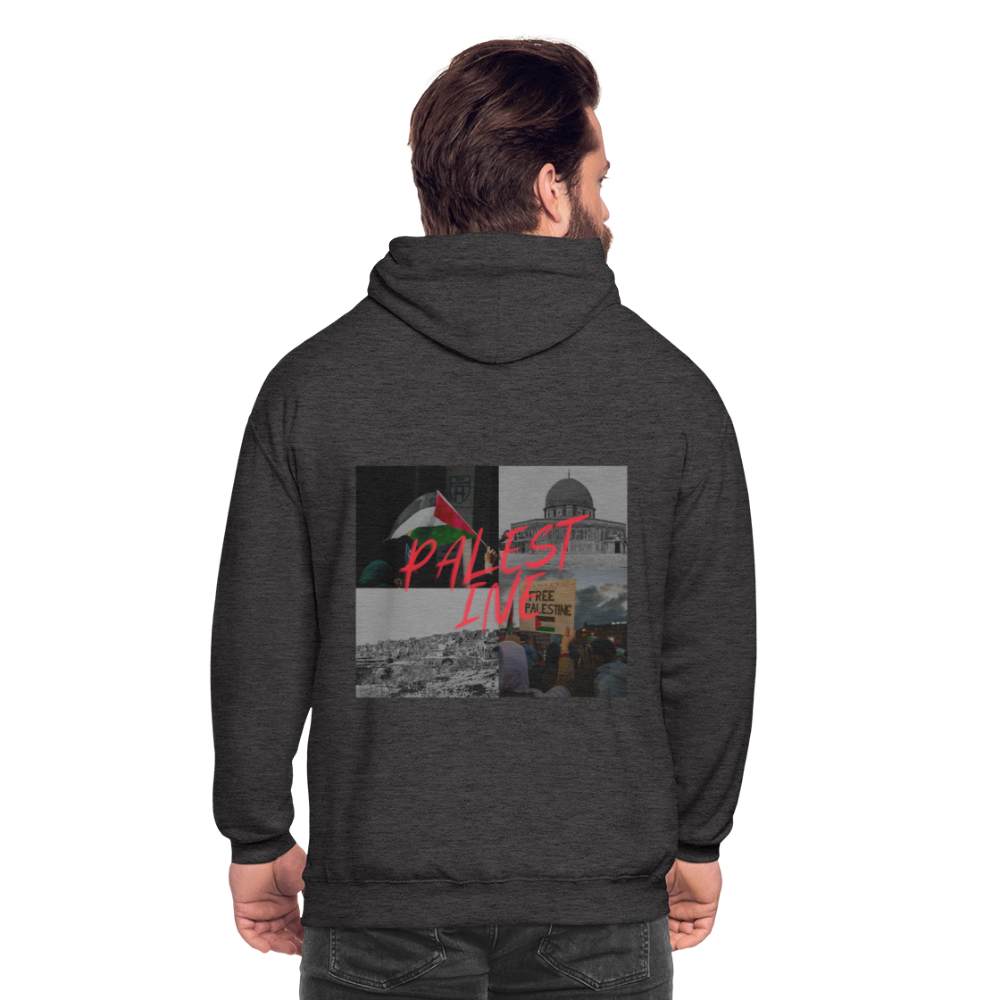 Sweat-shirt à capuche unisexe - charbon