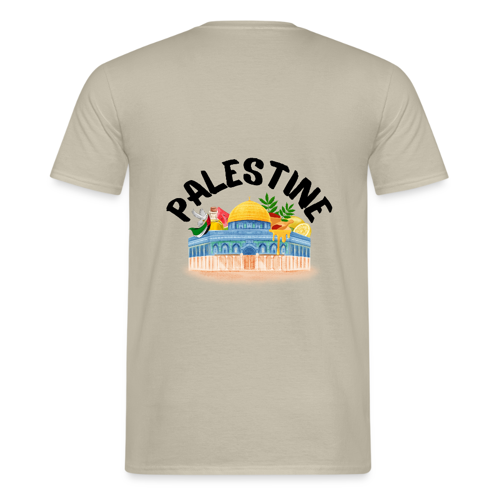 T-shirt Homme - PALESTINE - beige sable