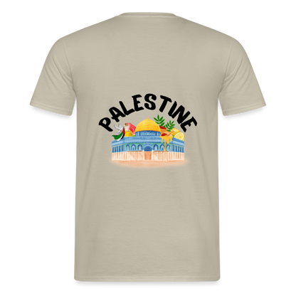 T-shirt Homme - PALESTINE - beige sable