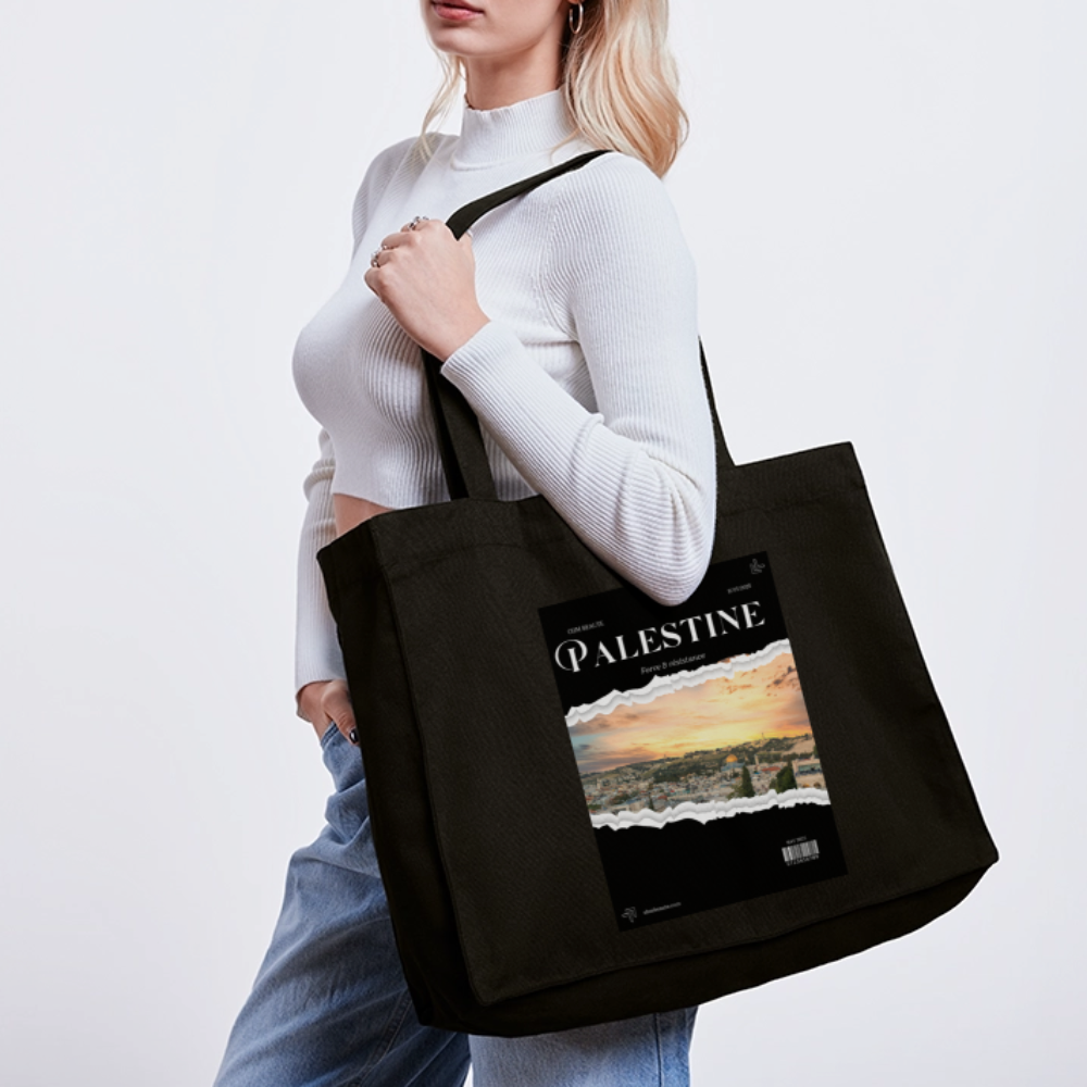 Cabas recyclé - Magazine - noir