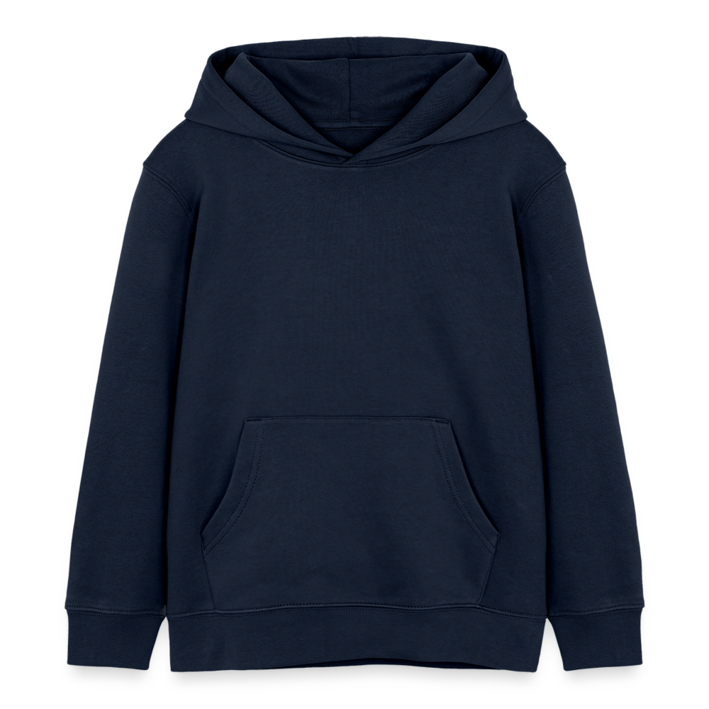 Sweat à capuche bio - bleu marine