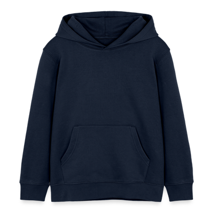Sweat à capuche bio - bleu marine