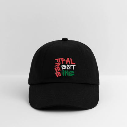 Casquette - Free palestine - noir/noir