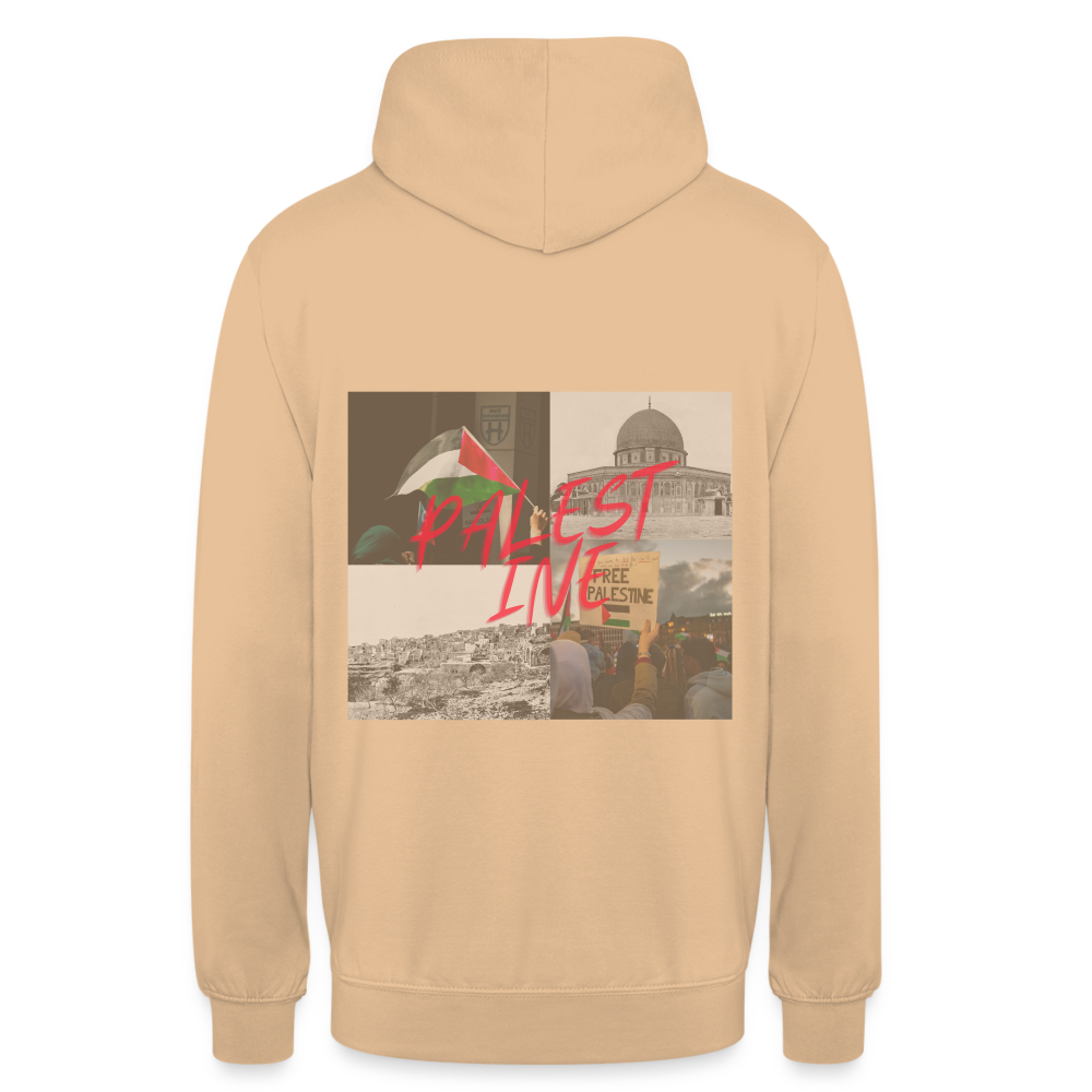 Sweat-shirt à capuche unisexe - pêche