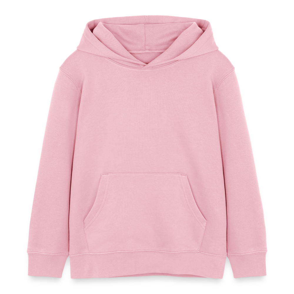 Sweat à capuche bio - rose pâle