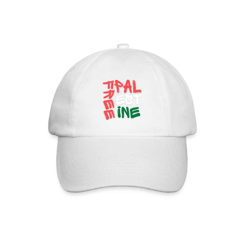 Casquette - Free palestine - blanc/blanc