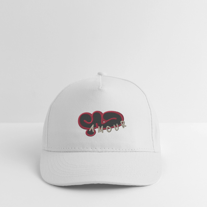 Casquette classique bio - Amour - blanc