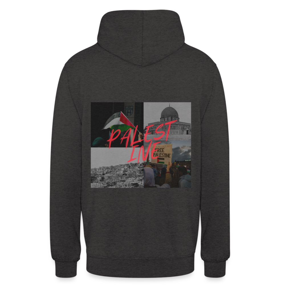 Sweat-shirt à capuche unisexe - charbon