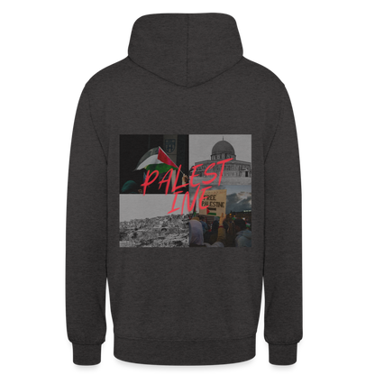 Sweat-shirt à capuche unisexe - charbon