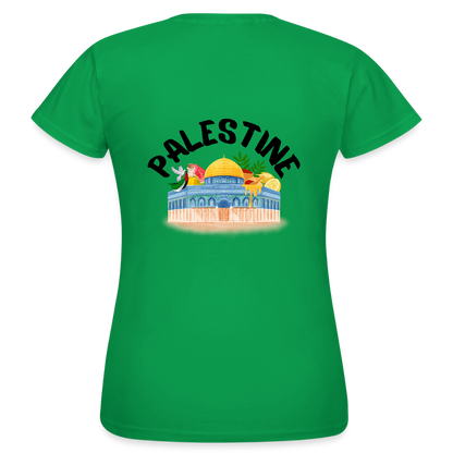 T-shirt Femme - PALESTINE - vert